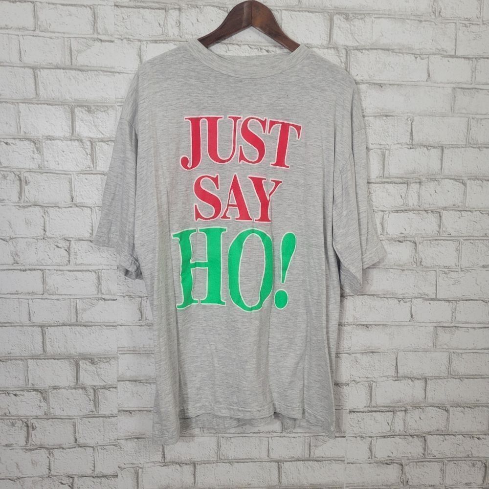 "Just Say Ho" holiday tee